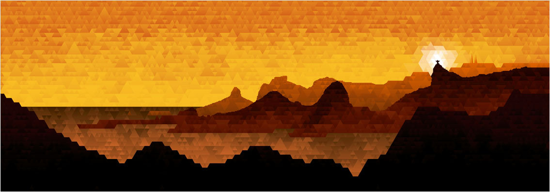 Quadro com paisagem do Rio de Janeiro