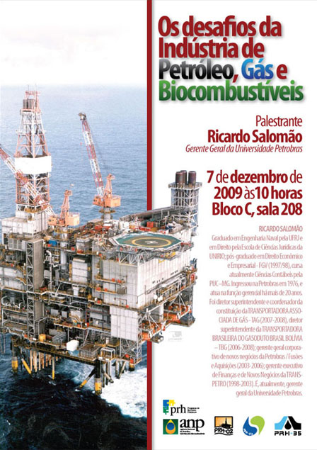 Cartazes para eventos a Indústria do Petróleo