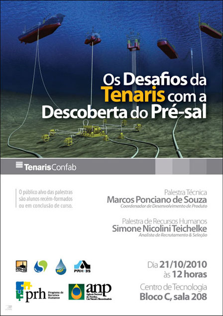 Cartazes para eventos a Indústria do Petróleo