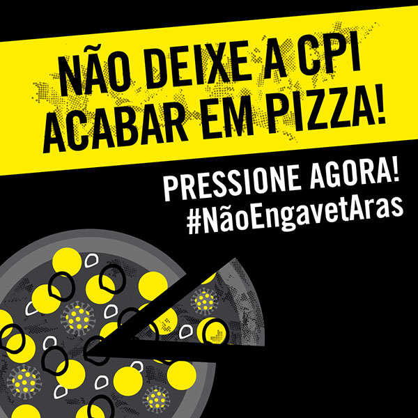 Campanha para a Anistia Internacional visando pressionar o governo